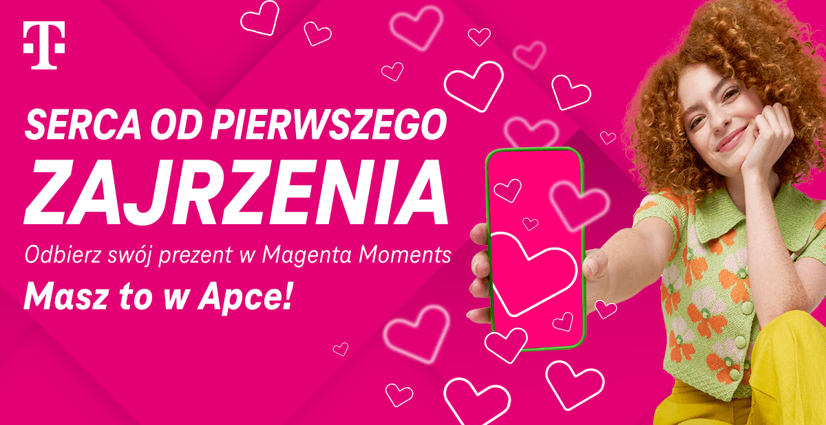 Prezent za pierwsze zalogowanie w Aplikacji Mój T-Mobile dla Klientów korzystających z oferty L Nielimitowana