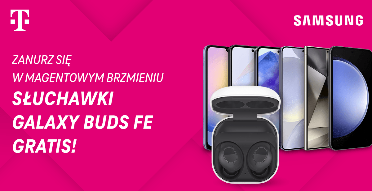 Galaxy Buds FE gratis przy zakupie smartfona Samsung 