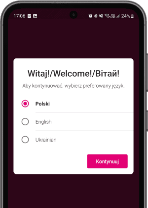 3 languages to choose: polish, english and ukrainian
