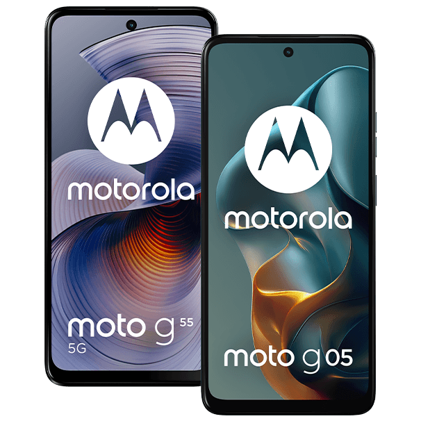 Motorola Moto G55 5G + Motorola Moto G05